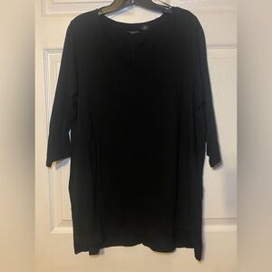 Alfani Black Top Size 1X